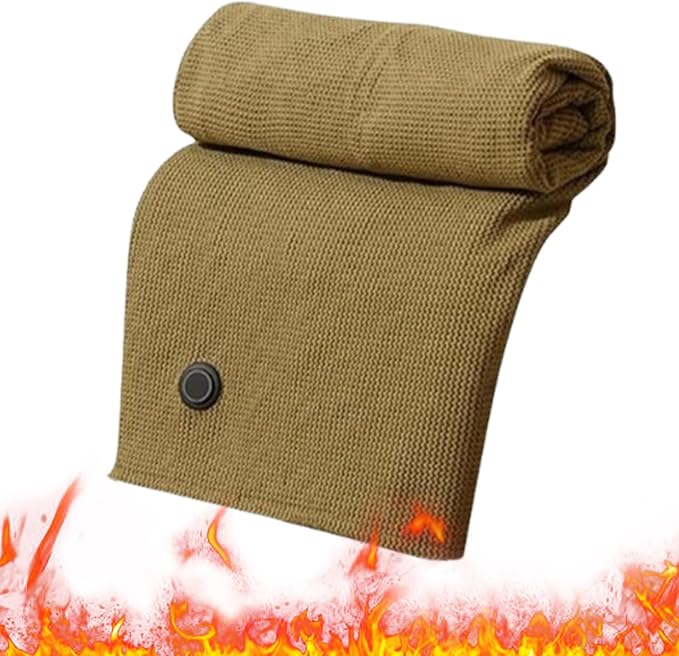 Heated Shawl, with Smart Temperature Control, 150x80cm, Electric Heated Wrap, Winter Warming Blanket, 3-Level Temperature Control, for Women Car Camping Hiking Bed Home Travel Cold Weather Indoor Use