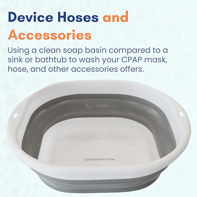 Wash Basin - Dedicated Washing Basin for Device Hoses and Accessories, Offers Complete Cleaning Control, Prevents Cross Contamination, Easy to Use