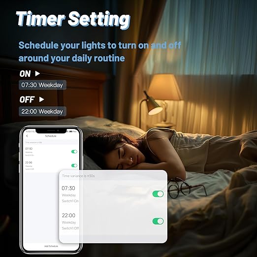 BSEED Dimmer Switch, 2.4GHz Smart Dimmer Light Switch Compatible with Alexa and Google Home, Neutral Wire Required, Touch Single Pole Dimmer Switch for Lamp, Remote Voice Control, Black