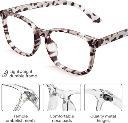 livho High Tech Blue Light Glasses - Advanced Blue Light Blocking Computer Glasses - Screen Fatigue & UV Protection