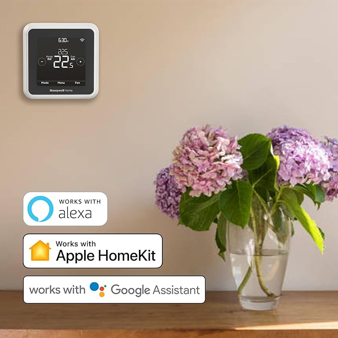 Honeywell Home RTH8800WF2022,T5 WiFi Smart Thermostat,7 Day-Programmable Touchscreen,Alexa Ready,Geofencing Technology,Energy Star,C-Wire Required,(Pack of 2)