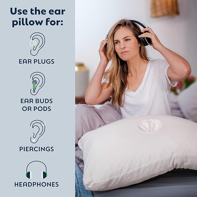 Side Sleeping Pillow Cover - Machine Washable Pillow Case for Standard or Soft Side Sleeping Pillow - Pillow Sold Separately