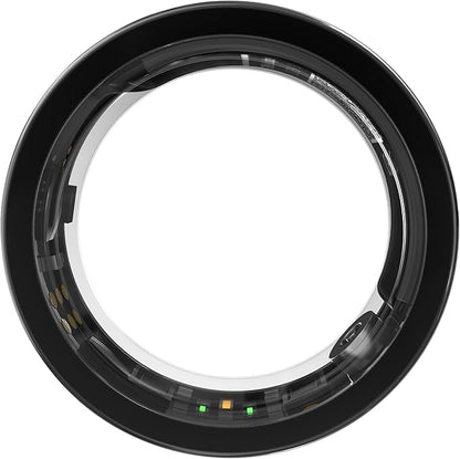 3Plus Loop - Smart Ring - Titanium - No App Subscription - Meditation Coach - Sleep Tracking - Heart Rate - Fitness w/Assisted GPS - Swim 5ATM - Up to 4 Days of Battery Life (Black, US 12)