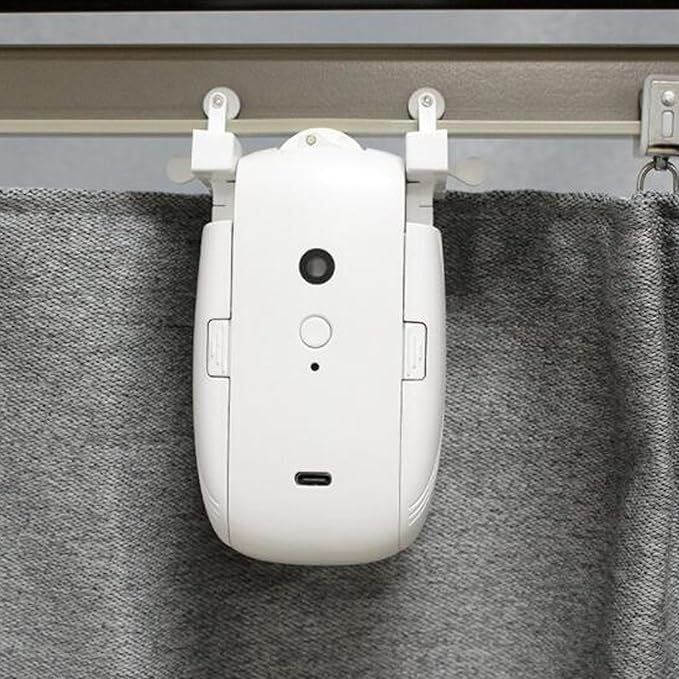 Smart Curtain Opener, Low Noise Automatic Robot for Bedroom, Office, Living Room, Easy 3 Step Installation, Silent Motor, Energy Saving