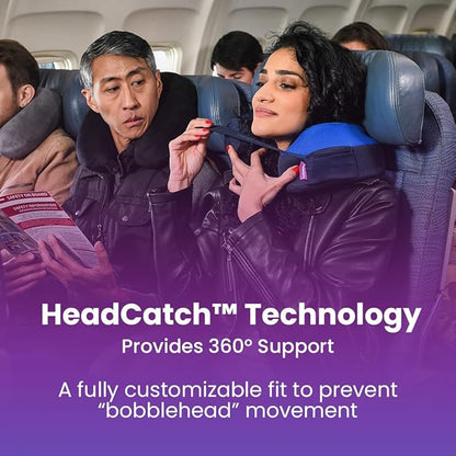 Cabeau Travel Neck Pillows for Airplanes – The Neck’s Evolution, TNE S3 – Supportive Memory Foam Design for Long Haul Flights – Attachable Seat Straps and 360° Support (Cairo Tan)