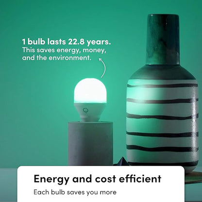 LIFX Color, A19 800 lumens, Wi-Fi Smart LED Light Bulb, Billions of Colors and Whites, No Bridge Required, Compatible with Alexa, Hey Google, HomeKit and Siri (2 Pack)
