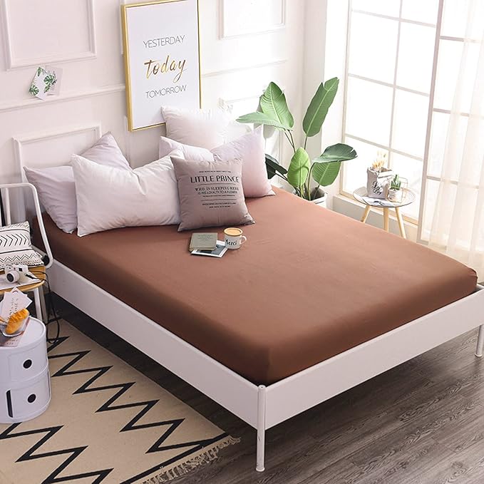 Queen Size Luxury Velvet Mattress Cover - Warm Thicken Mattress Protector with Elastic Band, Soft Fitted Sheet Deep Pocket 12In Topper - Bed Bedroom Sleep Comfort