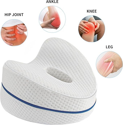 Leg Pillow, Knee Pillow for Side Sleepers, Leg Pillows for Sleeping, Knee Cushion for Sleeping,Suitable for Relieving Leg, Back, Knee Pain