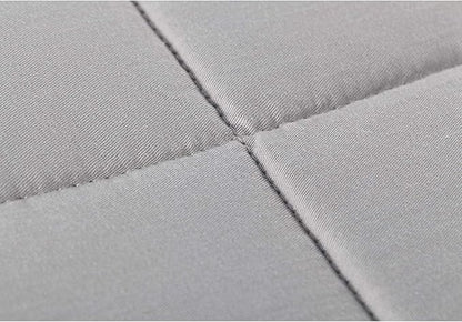 RelaxBlanket Cotton Weighted Blanket 100% Cotton with Premium Glass Beads for All-Season 60''x80'' 20lbs,Light Grey
