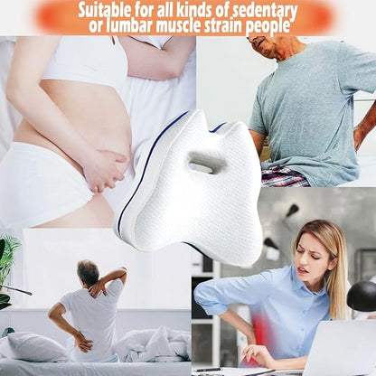 Knee Pillow Leg Pillow for Side Sleepers Foam Support Pillow for Sleeping for Back Pain,Memory Foam Cushion Pregnancy Pillow Leg Positioner Pillows for Side Sleeping
