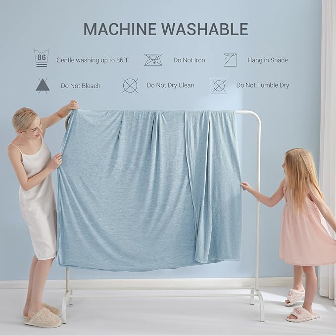 Marchpower Cooling Blanket for Hot Sleepers Kids, Arc-Chill Cool Throw Blanket with Double-Sided Design, Japanese Cooling Fiber Absorbs Body Heat, Lightweight Soft Blanket for Baby Sleeping Travel
