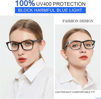MARE AZZURO Computer Reading Glasses Women Blue Light Blocking Readers 0 1.0 1.25 1.5 1.75 2.0 2.25 2.5 2.75 3.0 3.5 4.0 5.0 6.0 (Black, 150)