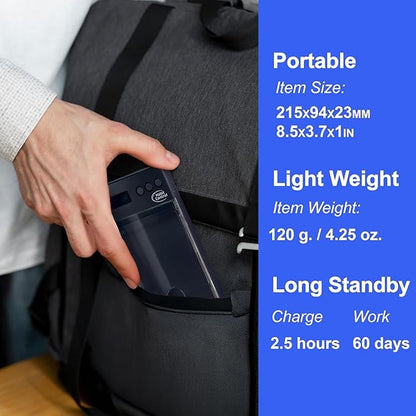 Cell Phone Timed Lock Box, PC ABS Self-Control Case withTimer, Timed Electronic Lock Box, Smart Device Locker for Study, Focus, Productivity