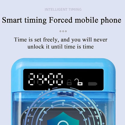 Timed Lock Box | Cellphone Addiction Prevention - Transparent Phone Addiction Control Box for College Students