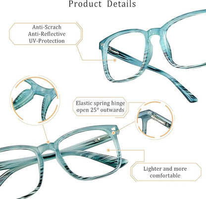 LifeArt Blue Light Blocking Glasses, Anti Eyestrain