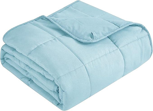 Topcee Weighted Blanket for Adults (20 lbs, 60" x 80") Queen Size Soft Cooling Heavy Blanket Sleeping, Apply to 190-210 lbs Body, Thick Breathable Blanket with Glass Bead, Easy Care