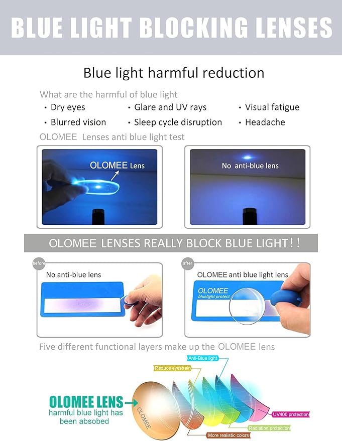 Blue Light Blocking Reading Glasses Men Large Oversized Square Readers Wide fit Cheaters for Men W/Big Head/Large Face