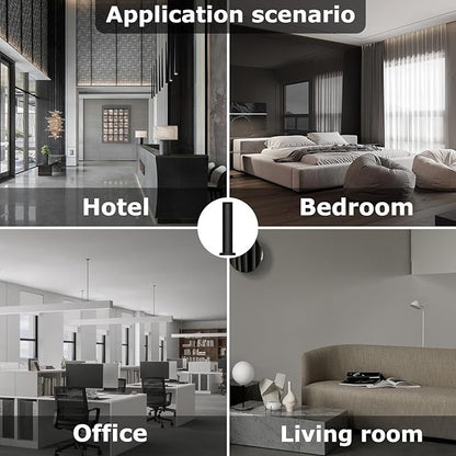 Hotel Scent Diffuser Machine -Cordless Rechargeable Diffuser for Whole House- Scent Air Machine for Home -App Bluetooth Control - Waterless Essential Oil Diffuser for Large Room, Studio Office -Black