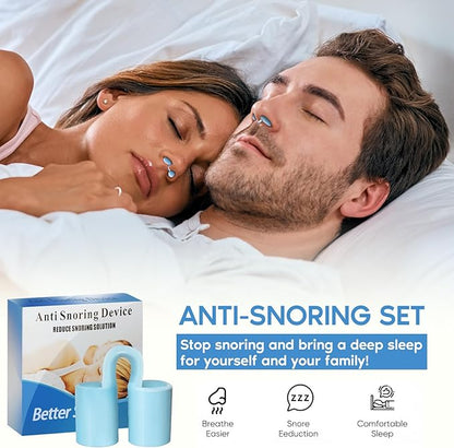 8pcs Anti Snoring Nose Vents Device That Work, Anti Nose Vents for Snoring Devices, Snoring Devices for Men, Nose Opener for Breathing Sleep, Stop Snoring Devices That Work for Men