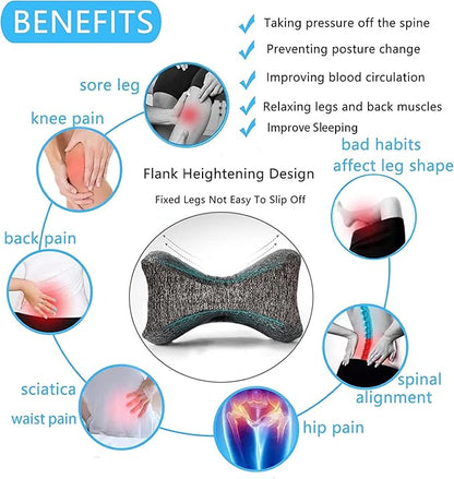 Leg Pillow, Knee Pillow for Side Sleepers, Leg Pillows for Sleeping, Knee Cushion for Sleeping,Suitable for Relieving Leg, Back, Knee Pain
