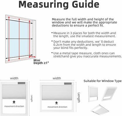 ZSTARR Motorized Skylight Shades Blackout Cellular Honeycomb Electric Blinds with Solar Panel Cordless Rechargeable with Remote for Roof and Slanted Windows Custom Size (LF Printed Milky Grey)