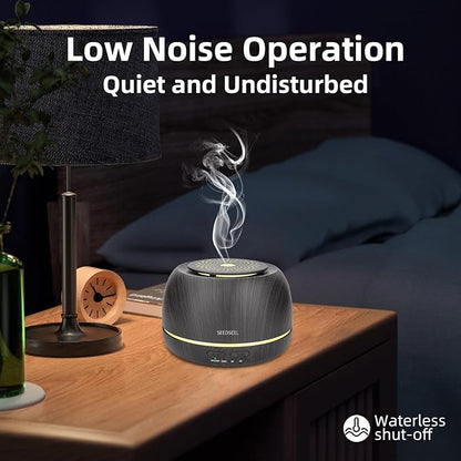 300ML Essential Oil Diffuser,Ultrasonic Aromatherapy Diffuser, 7-Color Gradient Lights, Remote Control, 8 Hours Run Time, Suitable for Home,Office