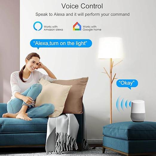 Ewelink 30A Hight Power WiFi Smart Switch 110V/120V/240V, APP Remote with Timer, Wireless DIY Mode for Home Automation, Compatible with Alexa & Google Home(2 pcs)