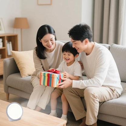 Light Therapy Lamp UV-Free, Full Spectrum 10000 Lux Bright White Light with Adjustable Brightness, Color Countdown Timer