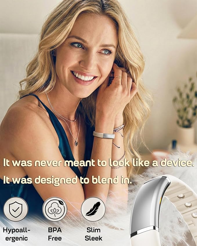 FITVII Ultra Slim Fitness Tracker Wristband, Health and Fitness Wearable with 24/7 Heart Rate, Blood Pressure and HRV Sleep Monitor, Subscription Free Activity Tracker for Android & iPhone