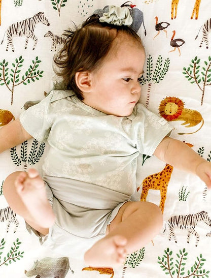 Loulou Lollipop Soft Baby Swaddle Blanket Muslin Wrap Receiving Blanket for Newborn to Toddler Girl and Boy, Large 47” by 47” - Safari Jungle…