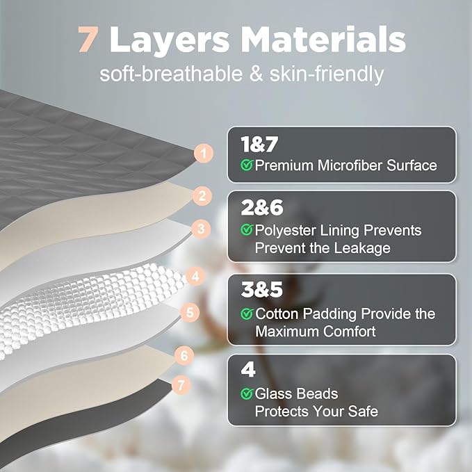 Weighted Blanket for Adults(48" x 72",15lbs,Grey) Queen Size Soft Cooling Heavy Blanket for Sleeping,Breathable Blanket with Glass Bead Perfect for 120-160 lbs,All Season,Machine Washable.