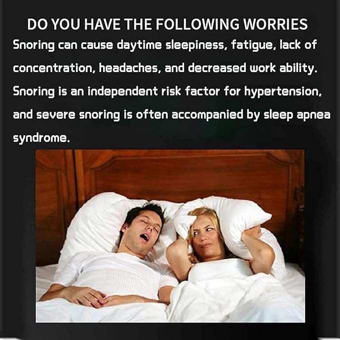 TsoLay Anti -Snoring Devices Bracelet, Intelligent Anti-Snoring Wristband, 3-Speed Intensity Adjustment, Intelligent Effective Snore Solution, for Improving Nighttime Sleeping