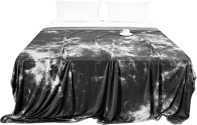 Marchpower Cooling Blanket for Kids, Cool Blankets for Hot Sleepers, Arc-Chill Double-Sided Cooling Fabric Q-Max>0.5, Tie Dye Summer Blanket Cold Blankets for Sleeping