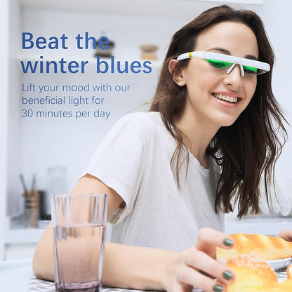 PEGASI 2 - Smart Light Therapy Glasses, Improve Your Sleep in 7 Days, Feather-Light, Boost Energy, Beat Jet Lag