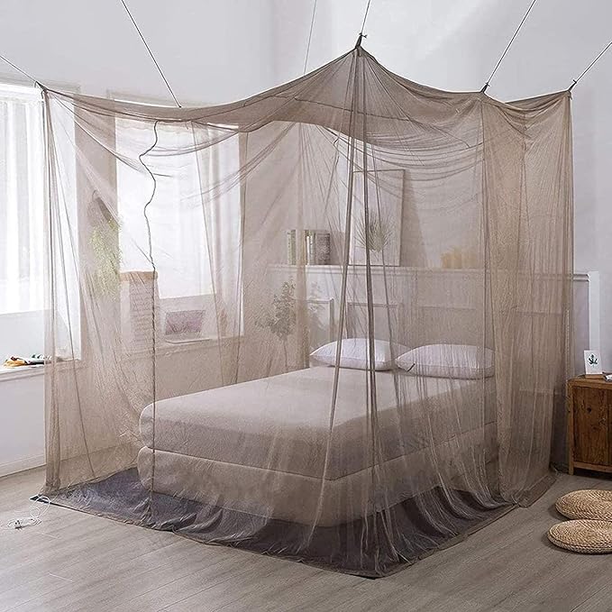 Anti Radiation Bed Net Canopy,Square EMF Shielding Canopy Made by Silver Coated Mesh Radiation Shielding Rate 99.99% for WiFi Router Guard,220220220cm