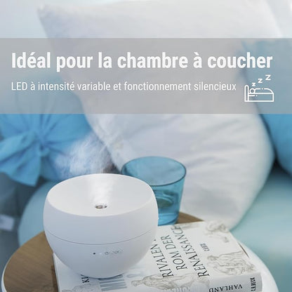 Stadler Form Aroma Diffuser Jasmine, with Interval Mode, Suitable for Essential Oils, up to 24 h Running time, for Bedroom, Living Room and Children's Room, White