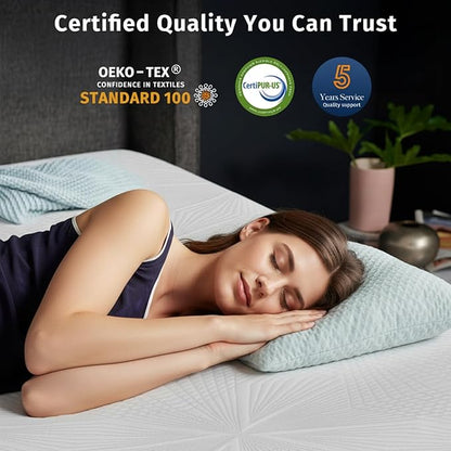Ballad 3 Inch Gel Memory Foam Mattress Topper Full Size, High Density Cooling Pad with Premium Removable Cover, Pressure Relief Bed Topper, (CertiPUR-US & Oeko-Tex Certified)