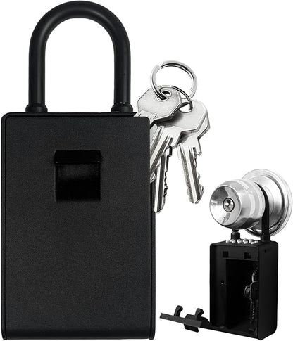 Kingsley Smart Wall Mount Key Lock Box with Bluetooth Keyless Entry, Extra Large for Keys & Access Cards, Auto Lock, App Control, IP65 Waterproof, Secure Code, for Home, Office, & Airbnb (Standard)