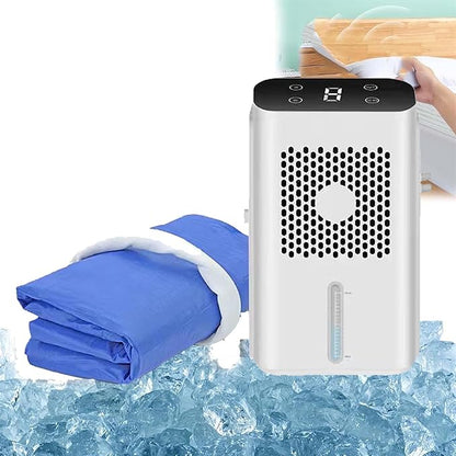 SXHEYUY Bed Cooling System Pad, Cooling Mattress Topper, Summer Cooling Pad Bed, Equipped with Cushion 70 * 160 Cm for Hot Sleepers Night Sweats