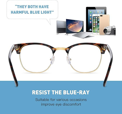 Blue Light Blocking Glasses for Woman/Men Computer Bluelight Glasses Womens/Mens