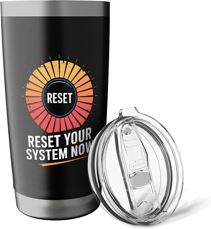 Relaxation Breathing Vagus Nerve Stimulation, Stress Relief Stainless Steel Insulated Tumbler