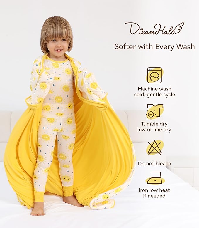 Premium Baby Blankets, Soft Viscose from Bamboo Blanket for Boys and Girls, Nursery Crib Bedding Quilt for Newborn and Toddler, Cooling for Hot Sleepers, 50'' x 50'' Sun