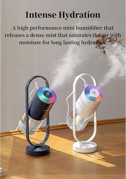 Portable Mini Humidifier, Compact 360° Rotating Cool Mist Air Humidifier Automatic Shutdown for Office for Home for Travel (#1)