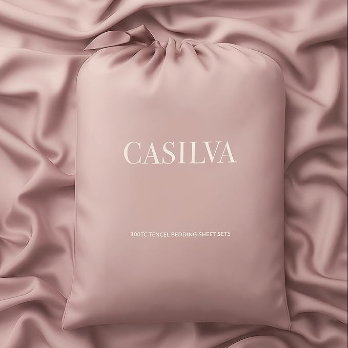 Eucalyptus Sheets - Infused with Silver for Anti-Odor, Softer Than Silk Fibers, More Cooling Than Cotton - Perfect for Hot Sleepers & Sensitive Skin - 100% Tencel Lyocell - Cali-King Sheet Set