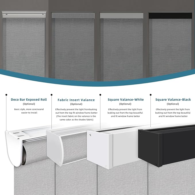 Motorized Light Filtering Roll Shades Work with HomeKit, 70% Blackout Motorized Blinds for Windows, Electric Blinds with Remote, APP/Voice Control, Automatic Solar Shades, Texture Smoke