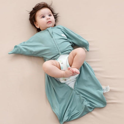 PuppyPaws Baby Sleep Sack 2-Pack Set, Transitional Swaddle, Swaddles for Newborns, 1.0 Tog Sleep Sack 3-6 Months, Wearable Blanket Baby with 2-Way Zipper