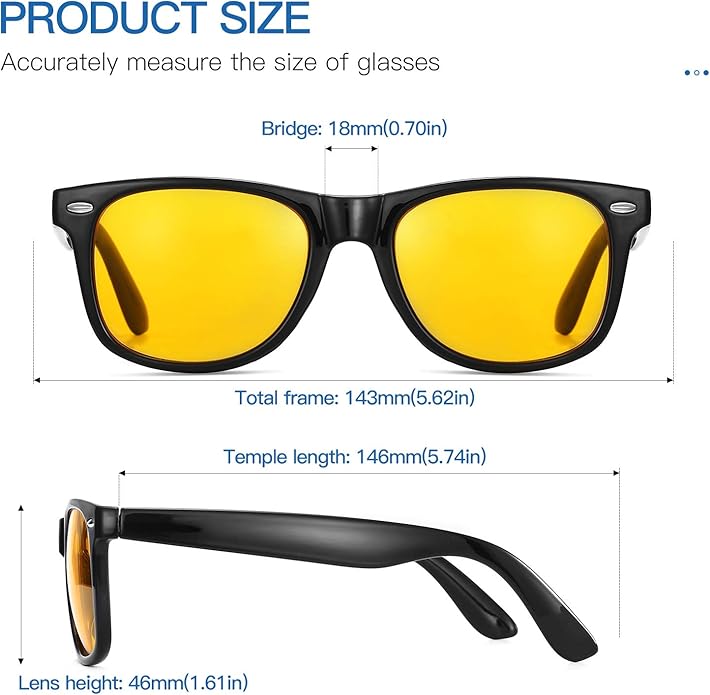 Gysnail Blue Light Blocking Computer Glasses Men/Women, Eye Fatigue Relieve & Better Sleep, Blue Blocker Gaming Glasses