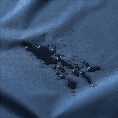 Holawakaka Queen Waterproof Mattress Encasement Protector Blue Fitted Sheet Breathable Bed Mattress Pad Cover, 14" Deep Pocket (Blue, Queen)