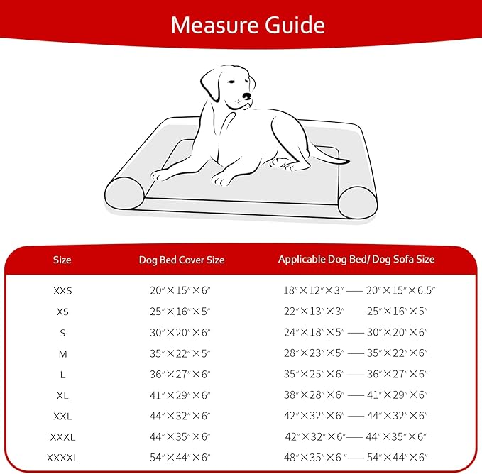 Waterproof Dog Bed Covers Replacement Washable Pet Hair Easy to Remove, Noiseless Quilted Puppy Pet Bed Cover Lovely Black Star Print 44x54 Inches, for Dog/Cat, Cover Only