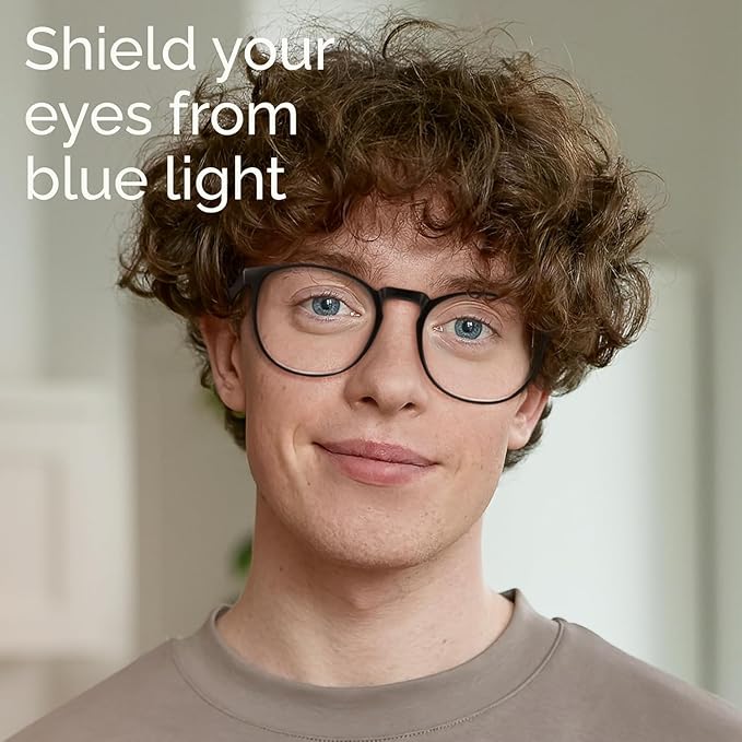 IBOANN Chic & Comfy Blue Light Glasses for Women - 3-Pack Round Frames, Screen-Ready Style with UV Protection Coating